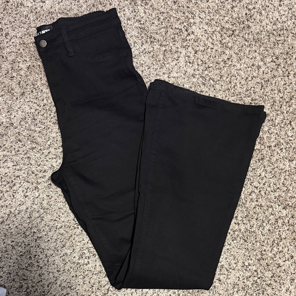 Fashion Nova High-waisted Black Denim Flare